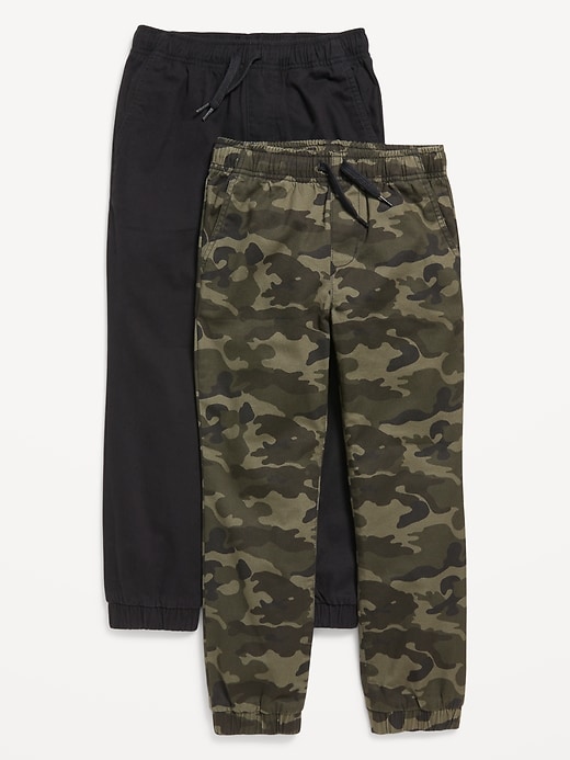 View large product image 1 of 2. Twill Jogger Pants 2-Pack for Boys