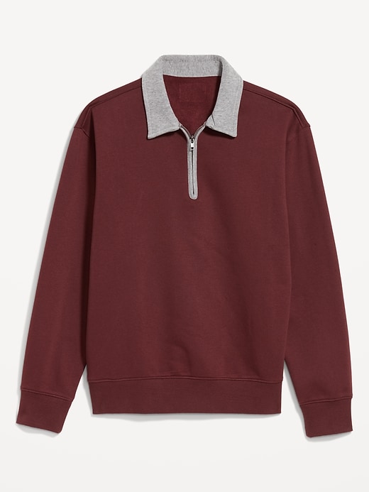 Image number 4 showing, Quarter-Zip Fleece Polo