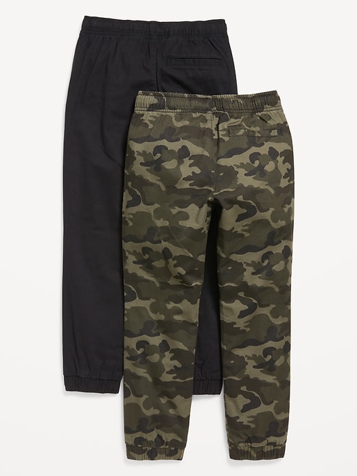 View large product image 2 of 2. Twill Jogger Pants 2-Pack for Boys