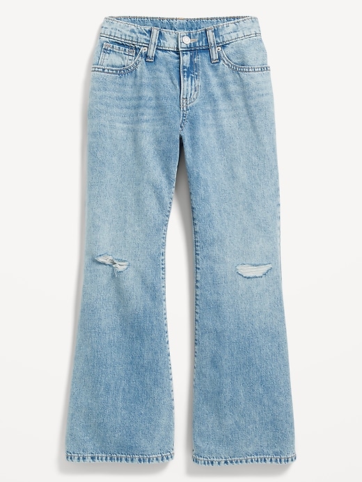 Image number 4 showing, High-Waisted Super Baggy Flare-Leg Jeans for Girls