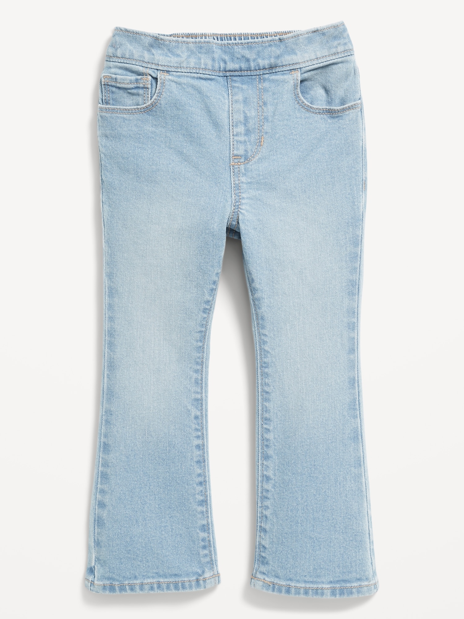 Wow High-Waisted Flare-Leg Pull-On Jeans for Toddler Girls