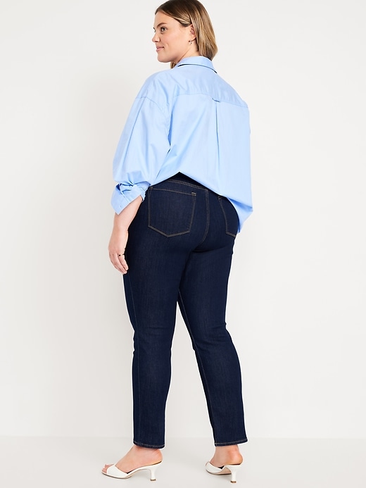 Image number 8 showing, High-Waisted Wow Straight Ankle Jeans