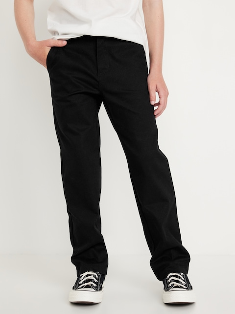 Uniform Straight Leg Pants for Boys - Blackjack