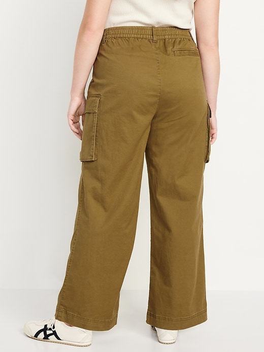 Image number 5 showing, Extra High-Waisted Super Wide-Leg Cargo Pants