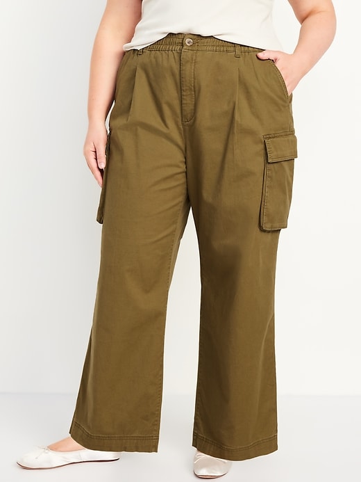 Image number 6 showing, Extra High-Waisted Super Wide-Leg Cargo Pants