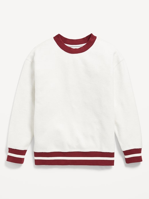 View large product image 2 of 4. Oversized Crew-Neck Sweatshirt for Boys