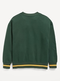 View large product image 3 of 4. Oversized Long-Sleeve Crew-Neck Sweatshirt for Boys