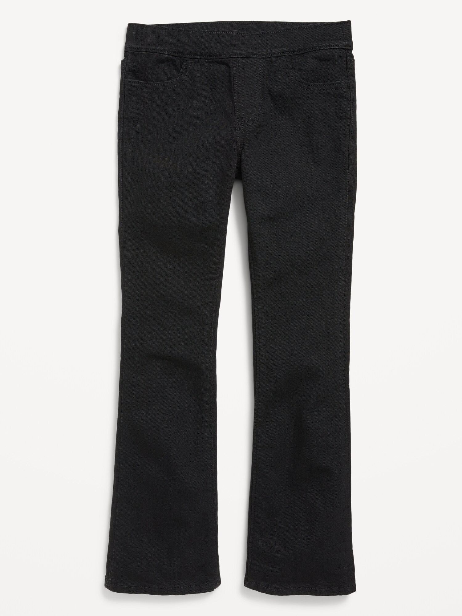 Джинсы Old Navy Wow Boot-Cut Pull-On Jeans для девочек, цвет: Чёрный — фото 4