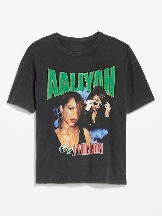 View large product image 1 of 1. Aaliyah™ Vintage T-Shirt