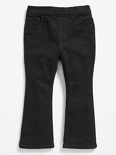 Wow High-Waisted Flare-Leg Pull-On Jeans for Toddler Girls