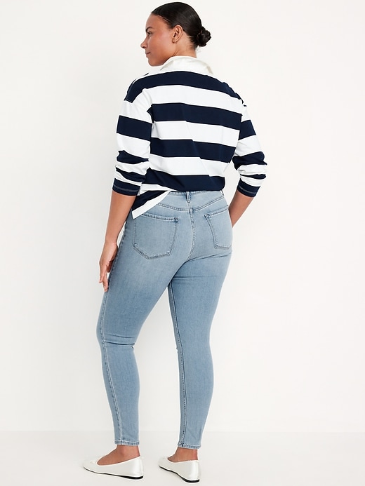 Image number 6 showing, High-Waisted Wow Super-Skinny Jeans