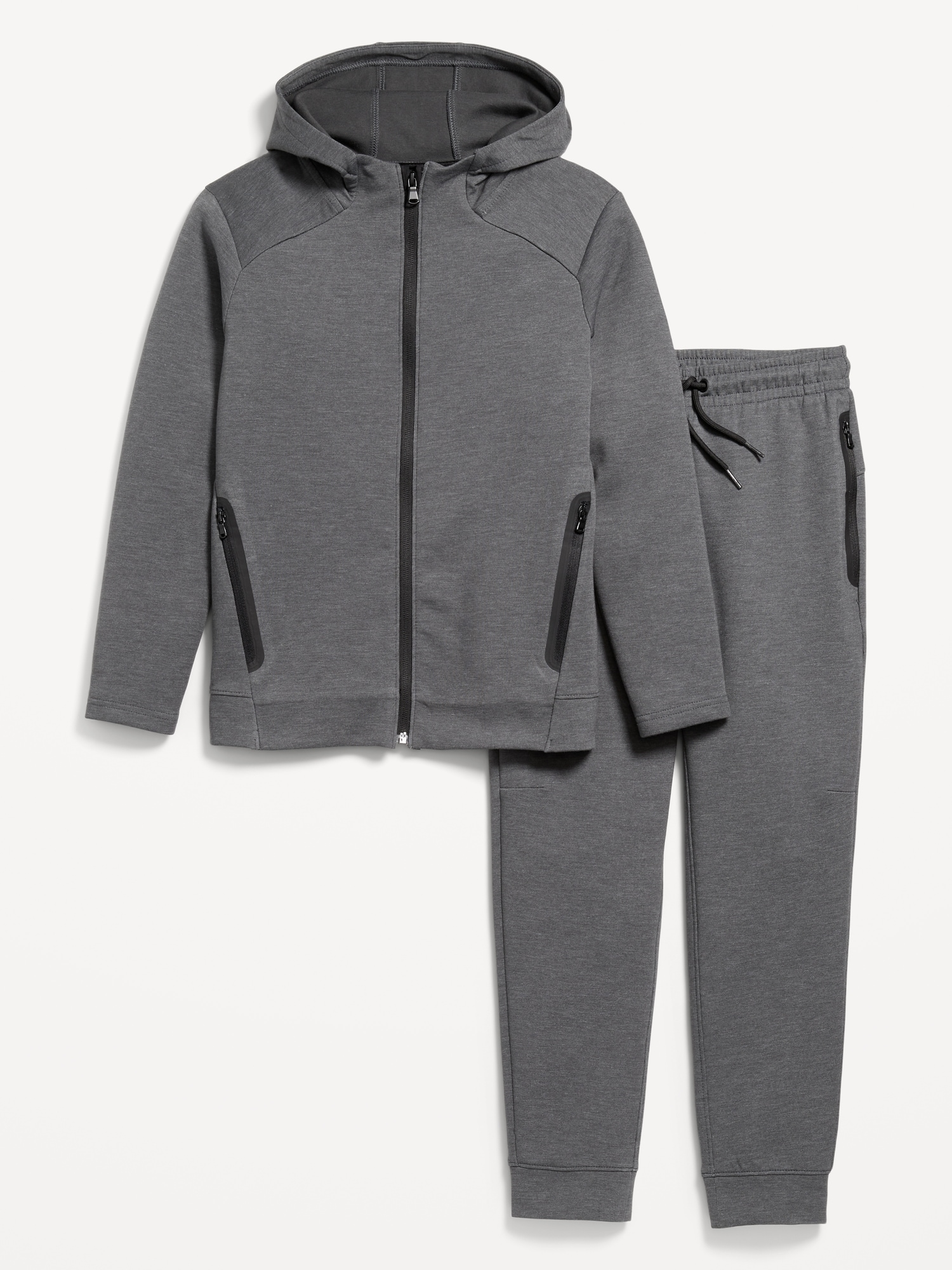 Dynamic Fleece Zip-Front Hoodie and Joggers Set for Boys | Old Navy