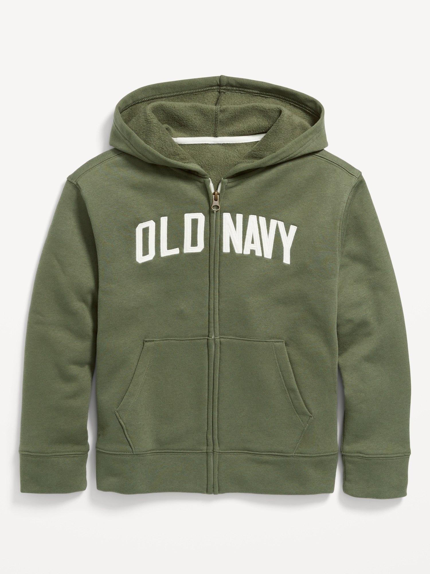 Logo-Graphic Zip-Front Hoodie for Boys