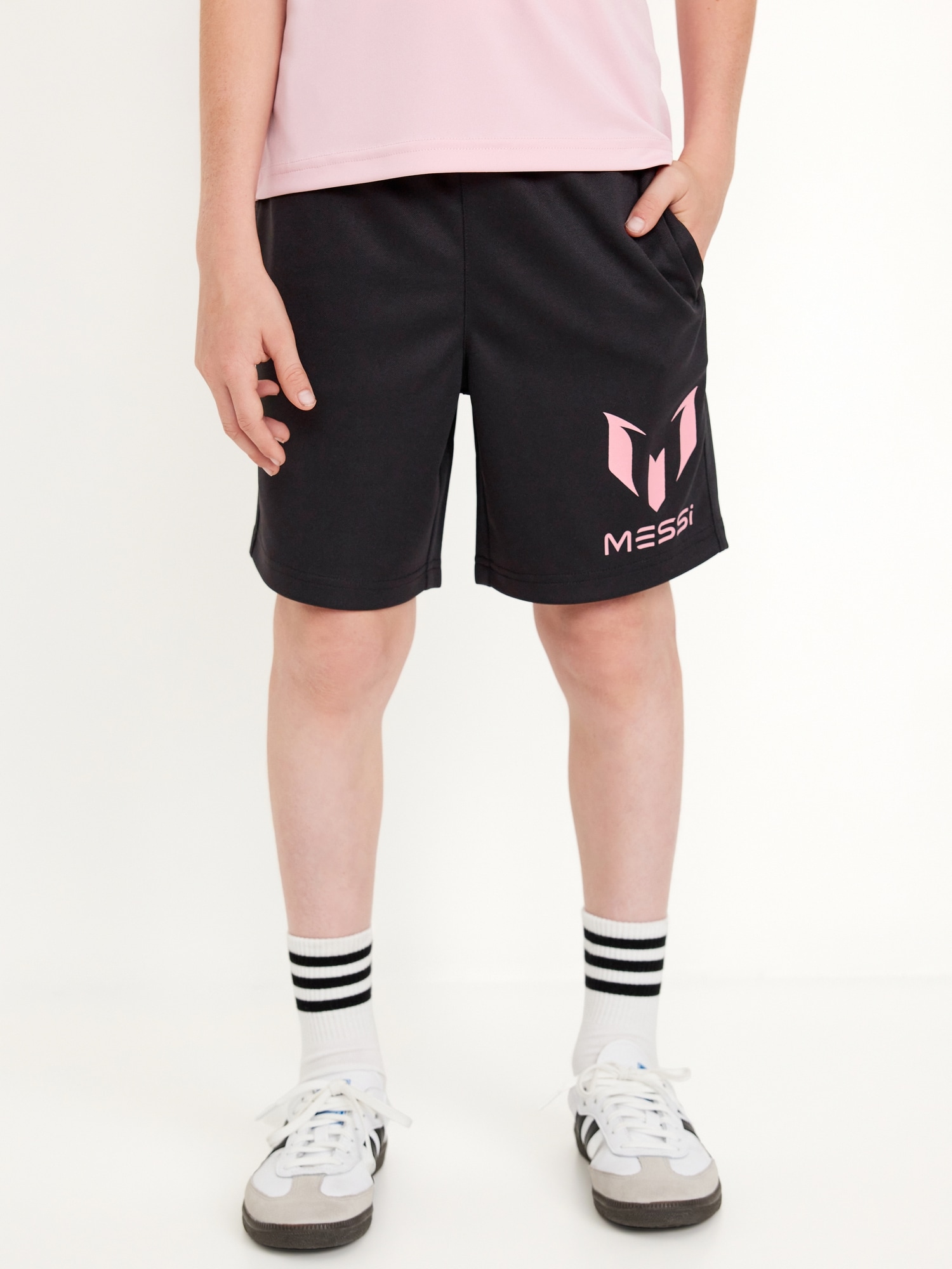 Messi Above Knee Mesh Shorts for Boys