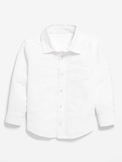 View large product image 1 of 3. Long-Sleeve Oxford Shirt for Toddler Boys