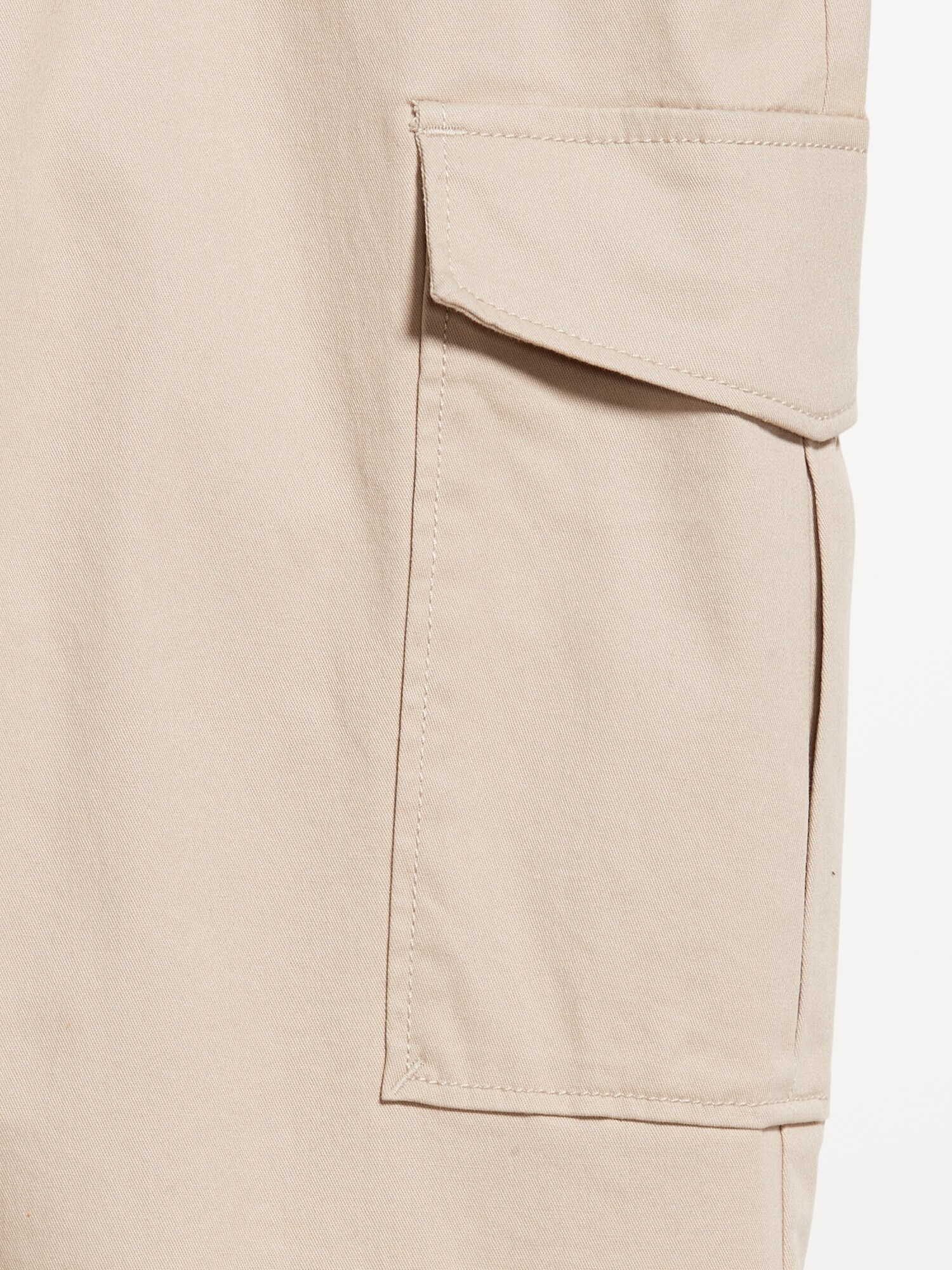 Мужские брюки Old Navy Straight Refined Tailored Cargo, цвет: Бежевый — фото 5