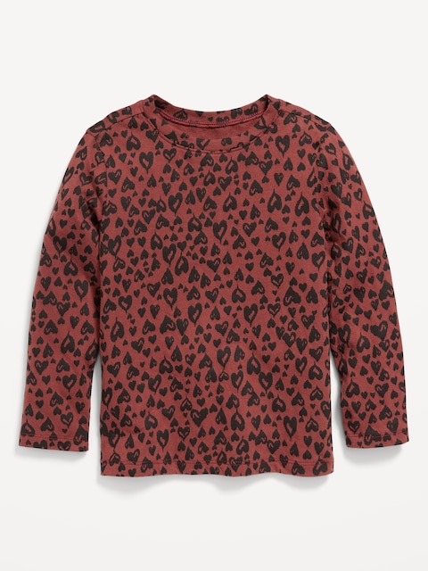 Printed Long-Sleeve T-Shirt for Toddler Girls
