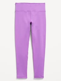 View large product image 4 of 4. High-Waisted PowerPress 7/8-Length Leggings for Girls