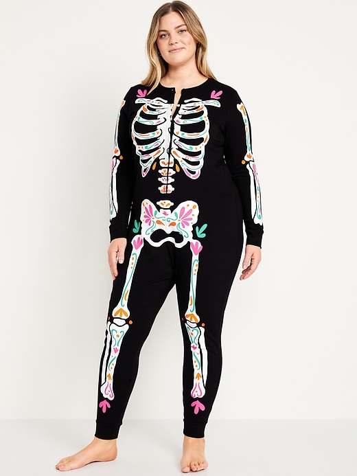 Image number 7 showing, Halloween One-Piece Pajamas