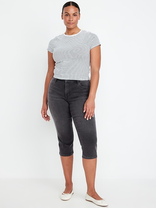 Image number 4 showing, Mid-Rise Wow Capri Jeans