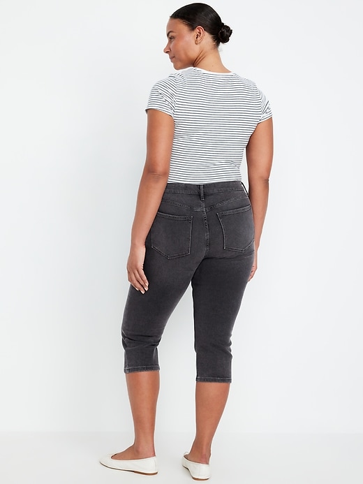 Image number 5 showing, Mid-Rise Wow Capri Jeans