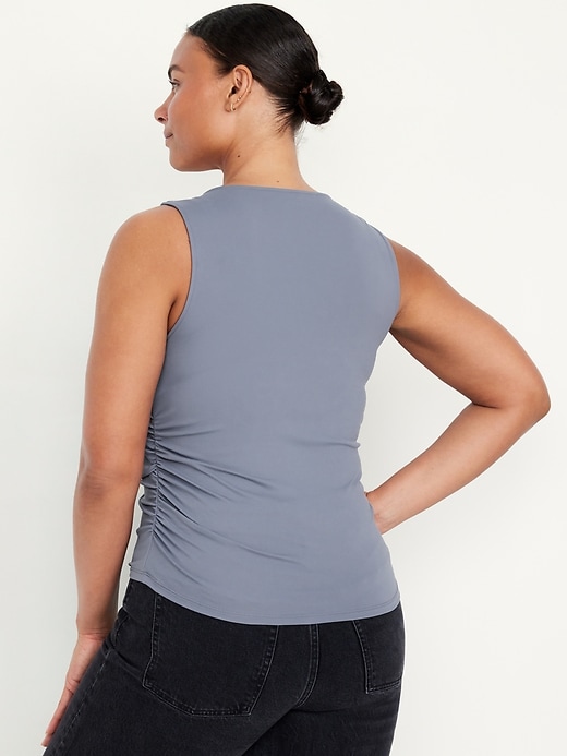 Image number 6 showing, Sleeveless Double-Layer Top