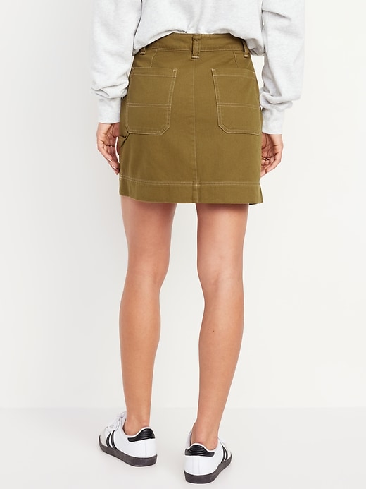 Image number 2 showing, Utility Mini Skirt