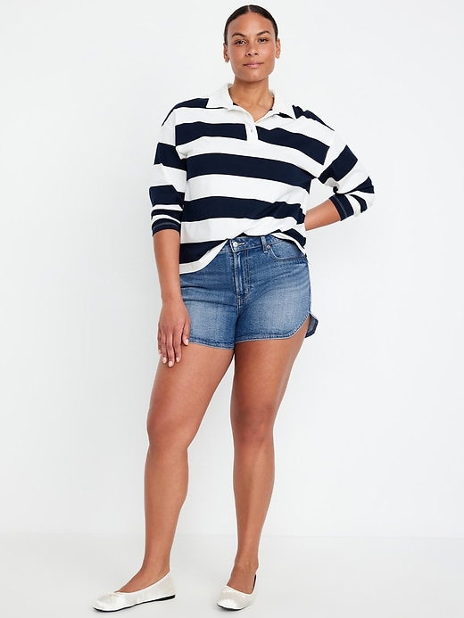 Image number 5 showing, High-Waisted OG Jean Shorts -- 3-inch inseam