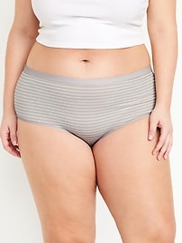 View large product image 7 of 8. High-Waisted Everyday Brief Cotton Underwear