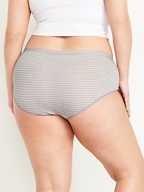 View large product image 8 of 8. High-Waisted Everyday Brief Cotton Underwear