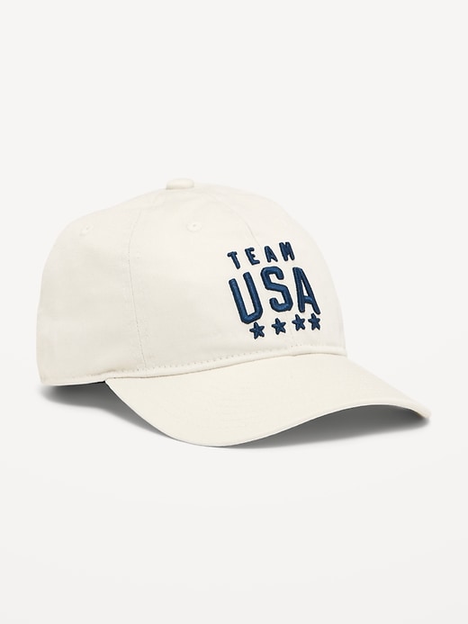 View large product image 1 of 1. IOC Heritage© Gender-Neutral Canvas Baseball Cap for Kids