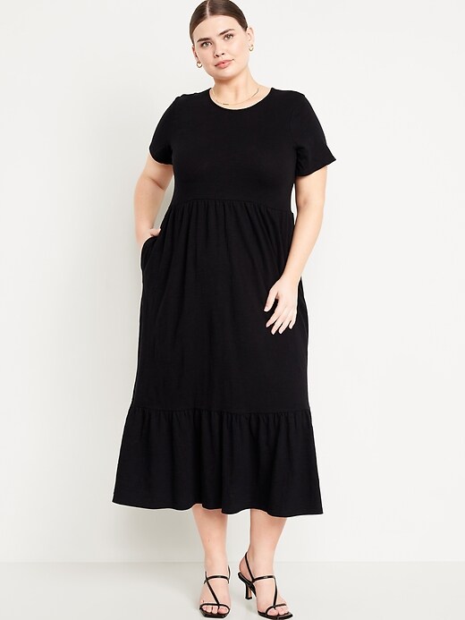 Tiered Midi Dress | Old Navy