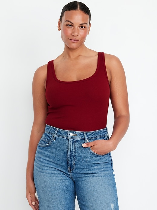 Image number 5 showing, Ribbed Crop Tank Top