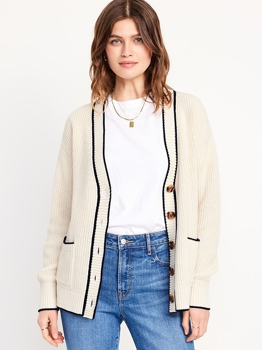 Image number 1 showing, Relaxed Cardigan Sweater