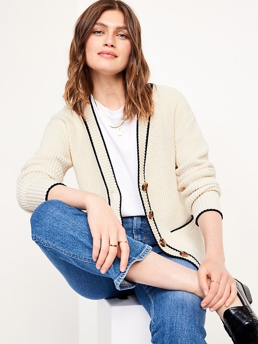 Image number 5 showing, Relaxed Cardigan Sweater