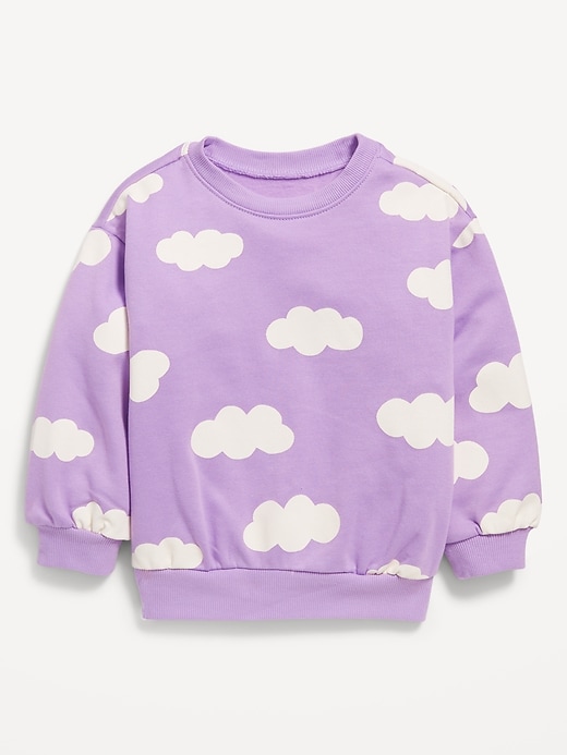 View large product image 1 of 1. Crew-Neck Sweatshirt for Toddler Girls