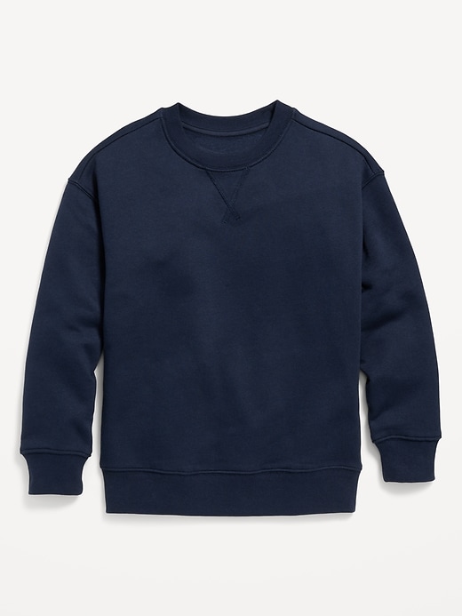 View large product image 2 of 3. Oversized Crew-Neck Sweatshirt for Boys