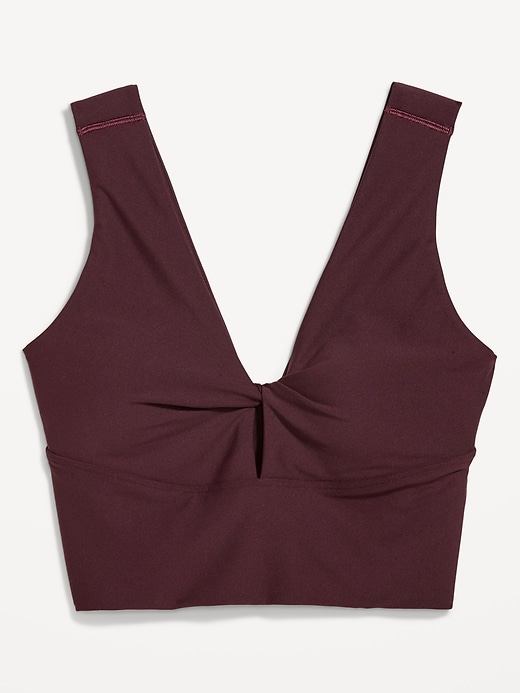 Image number 4 showing, Light Support PowerSoft Twist Longline Sports Bra