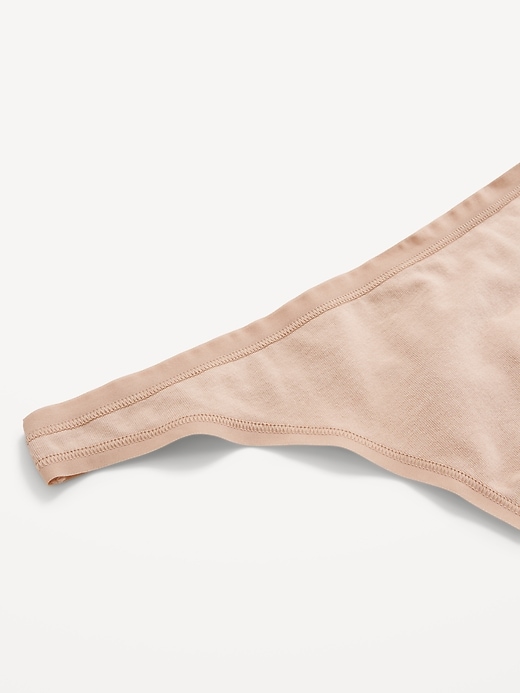 Image number 3 showing, Low-Rise Everyday Cotton Thong