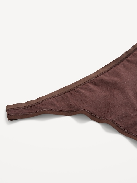 Image number 3 showing, Low-Rise Everyday Cotton Thong