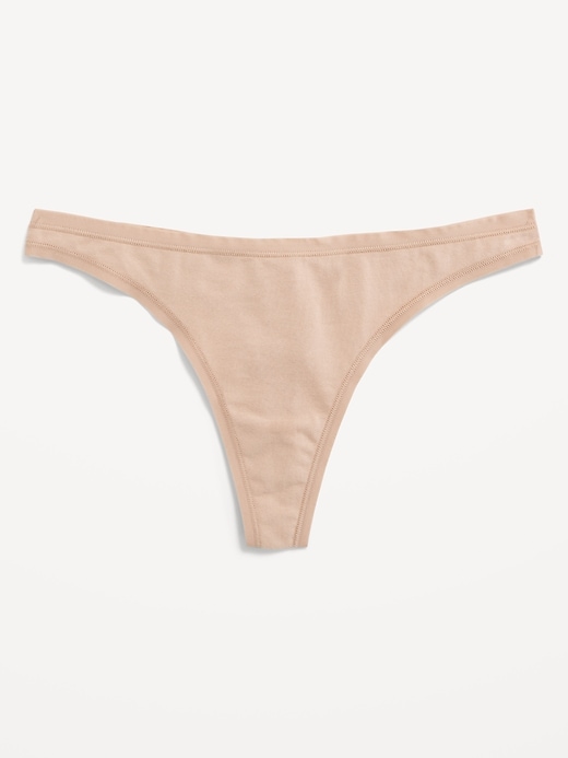 Image number 4 showing, Low-Rise Everyday Cotton Thong