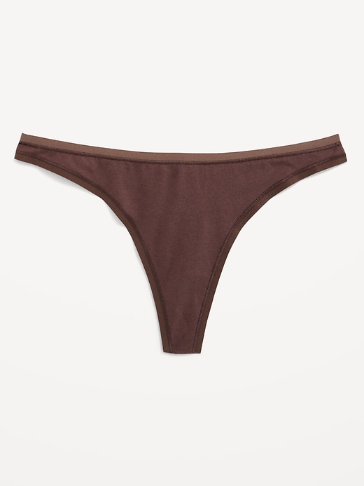 Image number 4 showing, Low-Rise Everyday Cotton Thong