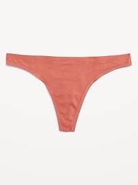 View large product image 4 of 8. Low-Rise Everyday Cotton Thong