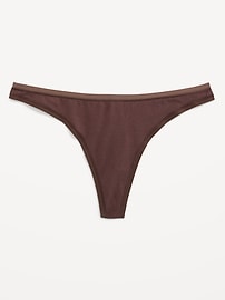 View large product image 4 of 6. Low-Rise Everyday Cotton Thong