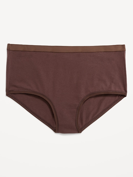 Image number 4 showing, High-Waisted Everyday Brief Cotton Underwear