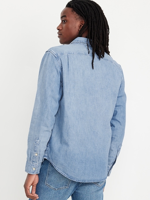 Image number 2 showing, Regular-Fit Everyday Non-Stretch Jean Shirt