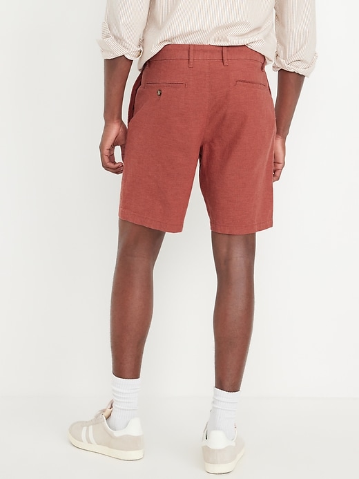 Image number 2 showing, Rotation Chino Linen-Blend Shorts -- 8-inch inseam