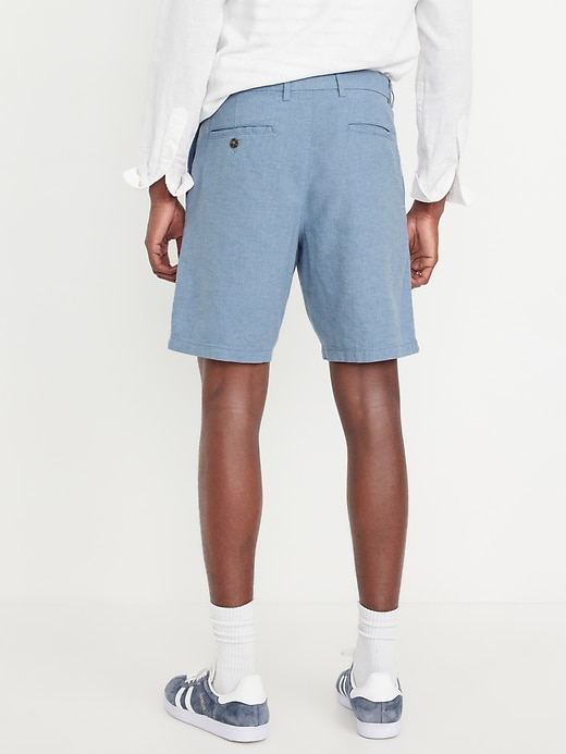 Image number 6 showing, Rotation Chino Linen-Blend Shorts -- 8-inch inseam