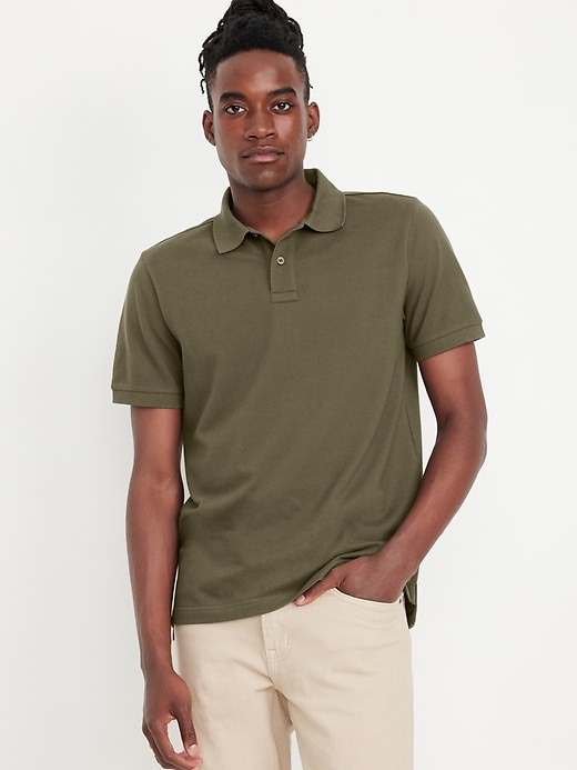 View large product image 1 of 4. Classic Fit Pique Polo