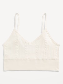 View large product image 4 of 8. Seamless Longline Bralette